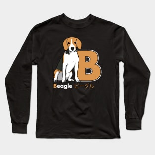 Beagle Letter B Long Sleeve T-Shirt